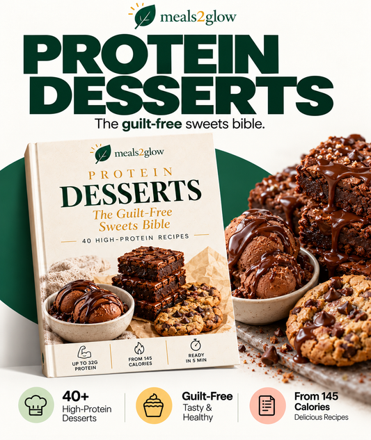 Desserts Meals2Glow Cookbook