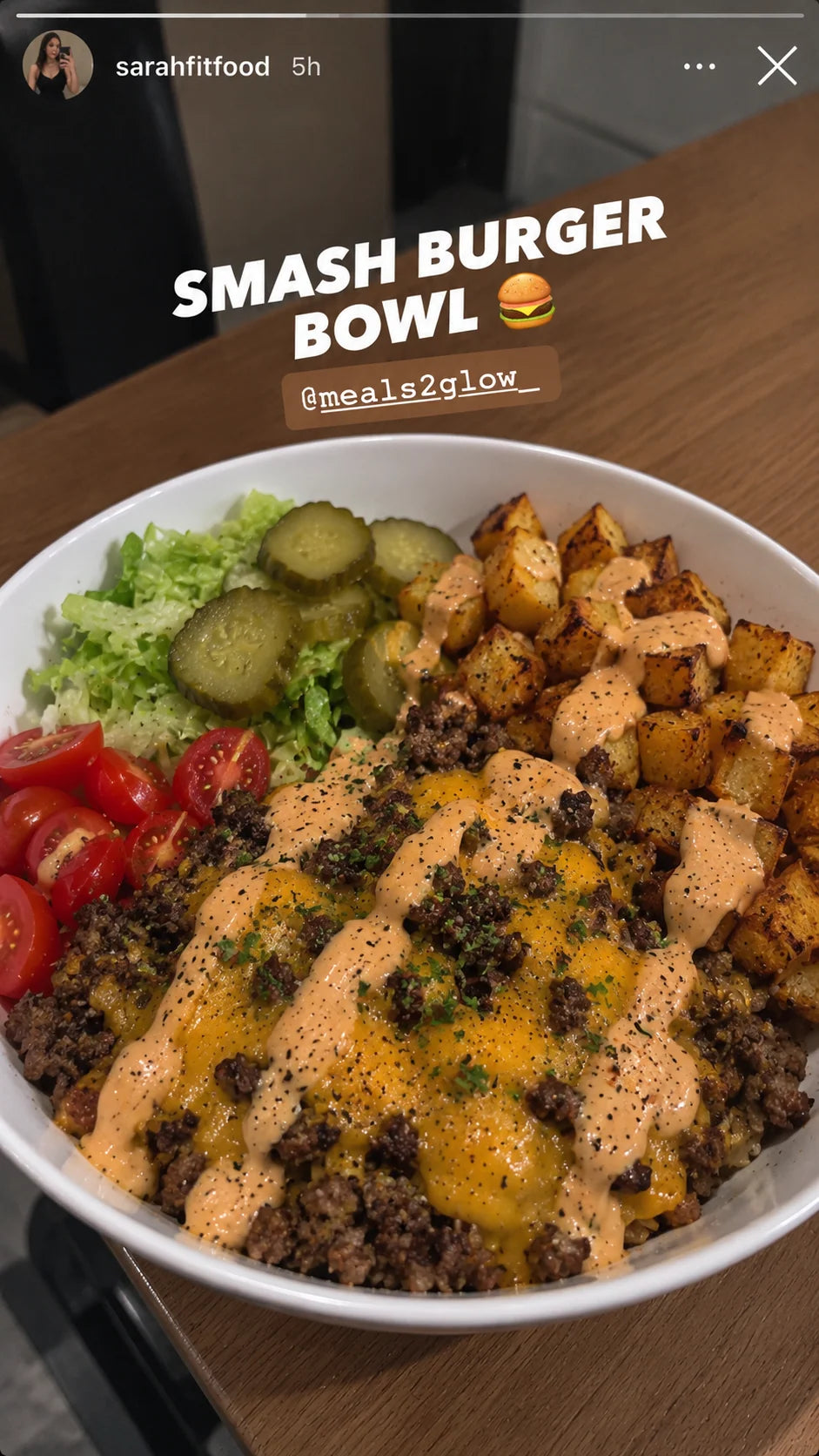 Smash Burger Bowl